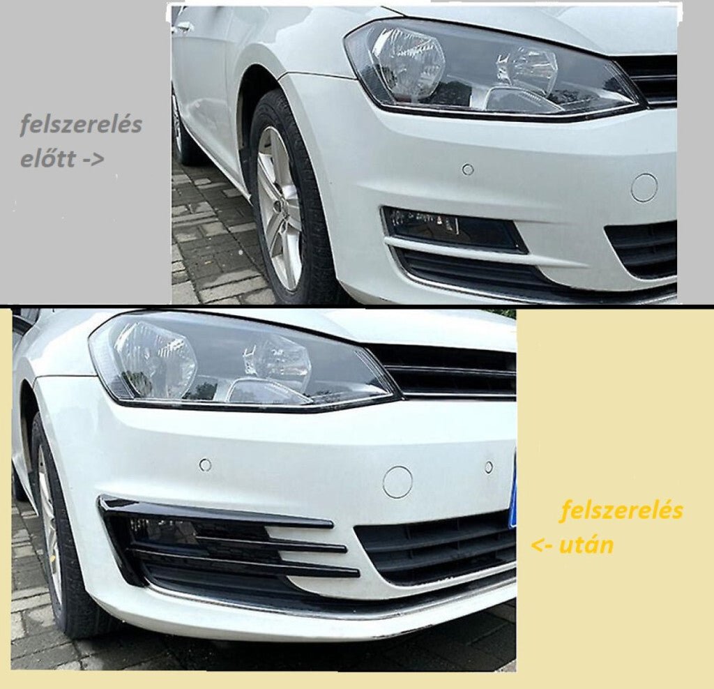 Autó Tuning Ködlámpa Szélpenge Dekoráció Golf Autókhoz - BShopy921012020718_2