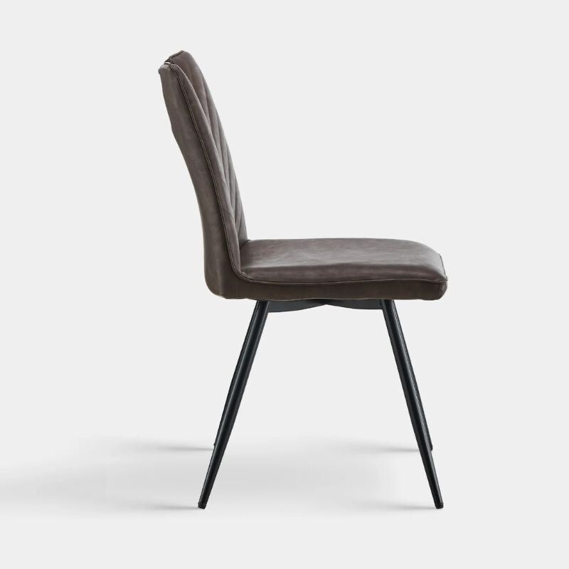 Calais Fogantyús Étkezőszék 2db – Barna Műbőr - BShopyC - U - DC - A0351BR_7