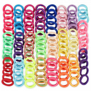 Dadabig 400 db Mini Hajgumi Szett - Puha, Varratmentes, 22 Színben - BShopy