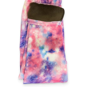 Galaxy Mintás Polárbéléses Téli Gyermek Leggings – 2 db Thermo Nadrág + 2 db Hajgumi (110) - BShopy