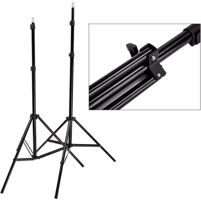 Hakutatz Professzionális Fotóstúdió Szett – Stúdióvilágítással, Háttérrendszerrel, Softboxszal. Állvánnyal és Hordtáskával - BShopyB01MTB3T7Y_3