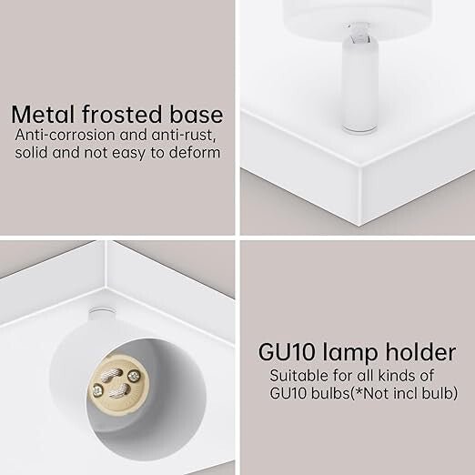 Ketom Forgatható, Állítható 4 Irányú LED Mennyezeti Sportlámpa (Fehér) - BShopy744591315944_2