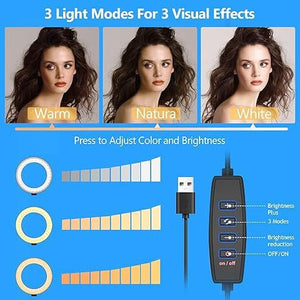 Pozliv 22 cm - es Ringlight Állvány Nélkül - BShopy