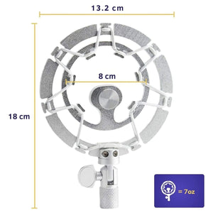 Shock Mount Mikrofon Rezgéscsillapító Tartó – Univerzális Mikrofon Kengyel Blue Yeti és Snowball Mikrofonhoz - BShopy
