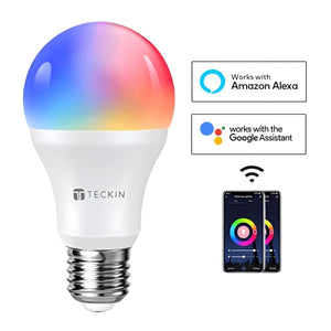 Teckin SB50 RGB inteligentna żarówka LED Wi-Fi – 7,5 W, 800 lm, Smart Life - BShopy