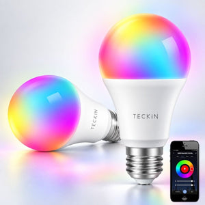 Teckin SB50 RGB inteligentna żarówka LED Wi-Fi – 7,5 W, 800 lm, Smart Life - BShopy