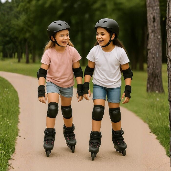 TOPLUS 6 az 1 - ben Gyerek Térd - és Csuklóvédő Készlet M - es - BShopybicikli térdvédőgyerek sport kiegészítőgyerek térdvédőX001EY47HV_9