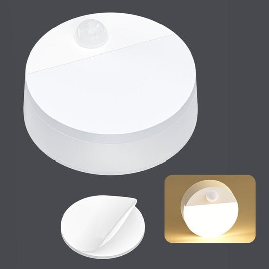 1 db Vezeték Nélküli LED Éjszakai Lámpa – Elemes, PIR Mozgásérzékelővel, Kompakt Világítás - BShopyelemes LED lámpafolyosó éjszakai lámpaLED éjszakai lámpa06977547960484_0