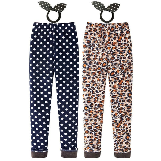 Adorel Téli Polár Gyermek Leggings Szett (2 db) – Pöttyös és Párduc Mintával (120) - BShopygyerek leggings szettgyerek thermo leggingslány nadrágX001LPI8KP_0