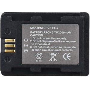 Andoer NP - FV5 Plus Újratölthető Kamerás Akkumulátor 2000mAh - BShopy