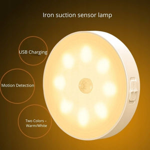 Ansal Mozgásérzékelős LED Éjszakai Lámpa – USB - s, Meleg/Hideg Fény - BShopy