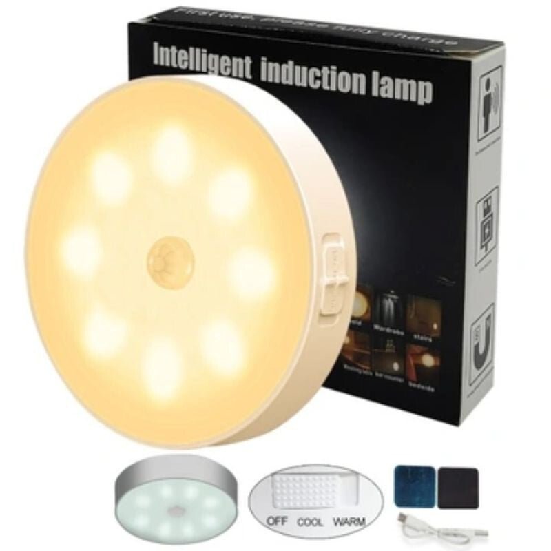 Ansal Mozgásérzékelős LED Éjszakai Lámpa – USB - s, Meleg/Hideg Fény - BShopy