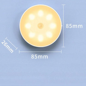 Ansal Mozgásérzékelős LED Éjszakai Lámpa – USB - s, Meleg/Hideg Fény - BShopy