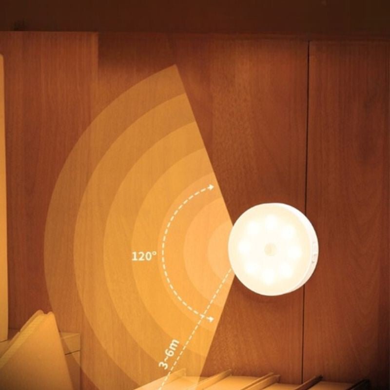 Ansal Mozgásérzékelős LED Éjszakai Lámpa – USB - s, Meleg/Hideg Fény - BShopy