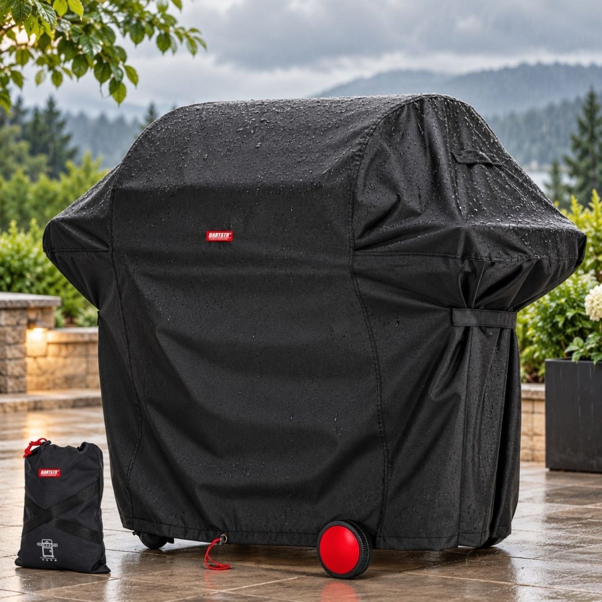 Bartstr XXL wodoodporny pokrowiec na grill – 138×90×79 cm, odporny na UV pokrowiec na grill gazowy-BShopy