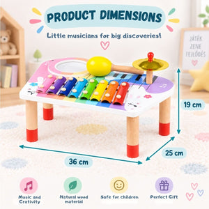 BeebeeRun zestaw instrumentów dla dzieci – 8-elementowa zabawka muzyczna - BShopy