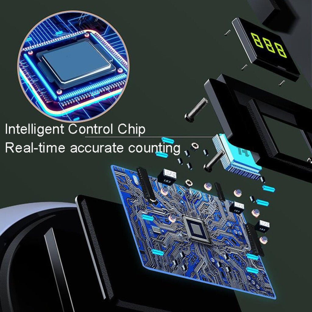 Blux Alakformáló Fitness Hulahopp Karika – Gravitációs, Súlyozott, Állítható Méretű, Zöld, max. 110 cm - BShopyBS1014_3