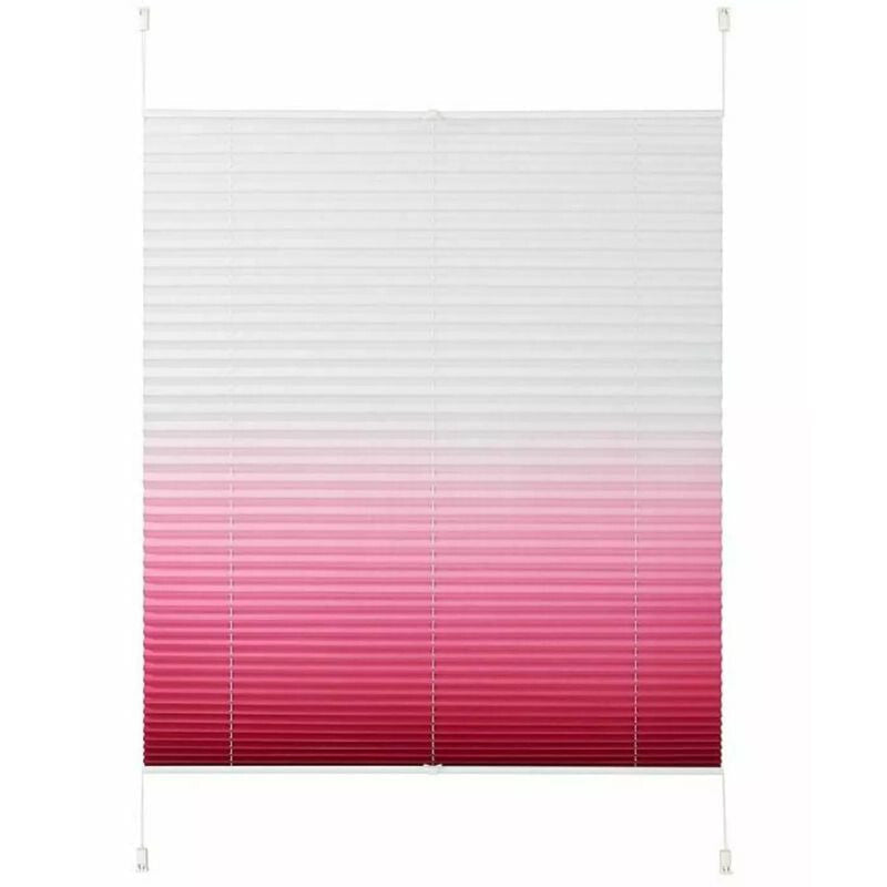 Blux Designer Sötétítő Roló 110 x 130 cm, Rózsaszín - Fehér - BShopy