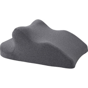 Blux – wielofunkcyjna poduszka z pianki memory – podparcie pleców, do relaksu i leżenia na brzuchu (65×46×26 cm, ciemnoszara) - BShopy
