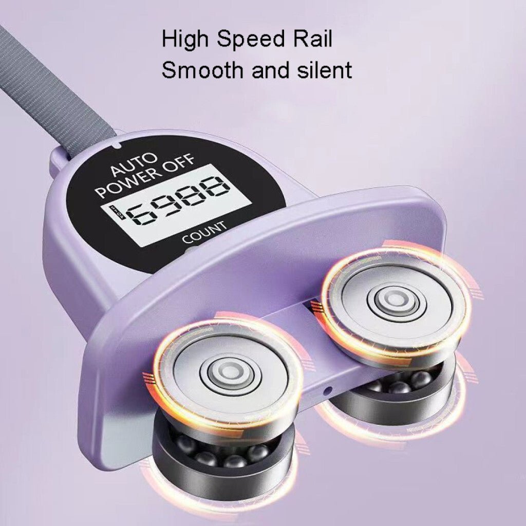 Blux Okos Hulahopp Karika Súllyal – Állítható Méretű max. 110 cm, Lila, Alakformáló Fitness Karika - BShopy