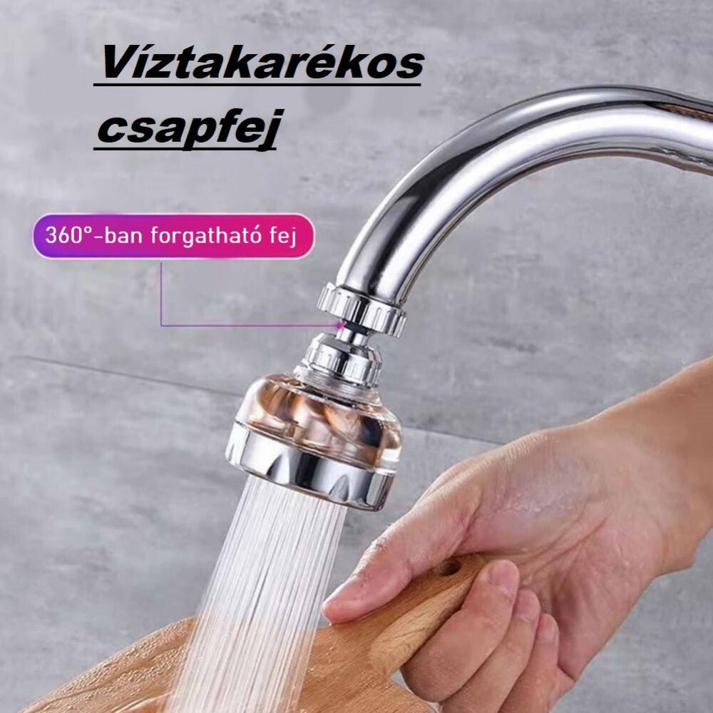 Blux Víztakarékos Csapfej Mosogatóra - Bronz Színű, 360° - ban Forgatható, Szűrős Csapátalakító - BShopy360 fokban forgó csapfejBlux víztakarékos csapfejcsaptelep kiegészítőEM2221_1
