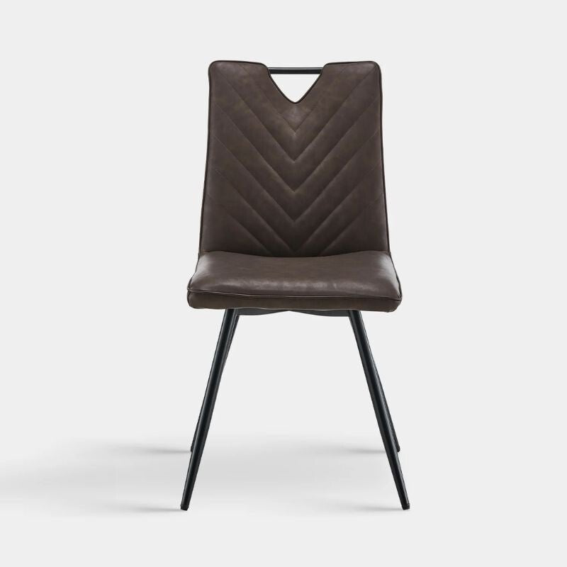 Calais Fogantyús Étkezőszék 2db – Barna Műbőr - BShopyC - U - DC - A0351BR_8