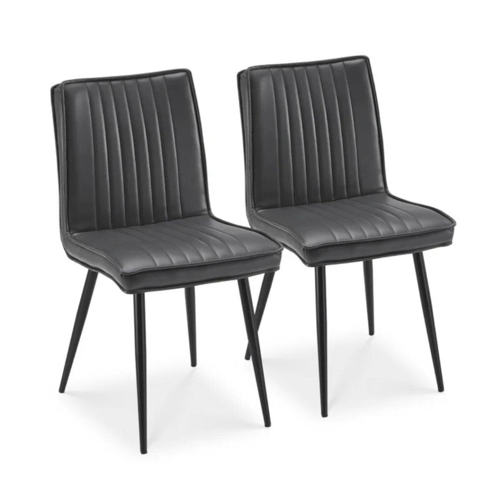 Clipop Étkezőszék Szett 2 db – Szürke Műbőr - BShopyC - U - DC - H0340GY_1