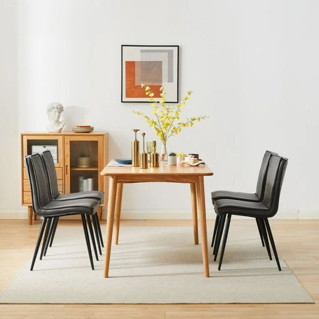 Clipop Étkezőszék Szett 2 db – Szürke Műbőr - BShopyC - U - DC - H0340GY_3