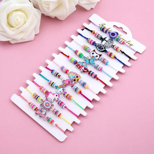 Comius Sharp 12 db Barátságkarkötő - Kézzel Fonott, Állatmintás - BShopyX0013UQ0I5_0