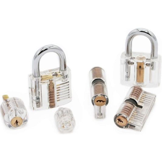 Curious Smith Lockpick Gyakorló Zárkészlet - Nagy Német Segédlettel, Profi Zárnyitó Eszközök - BShopyLock001Big_0