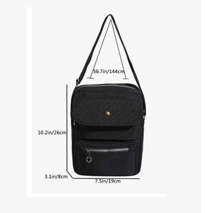 Divatos Mini Trendi Négyszögletes Táska (Fekete) - BShopy