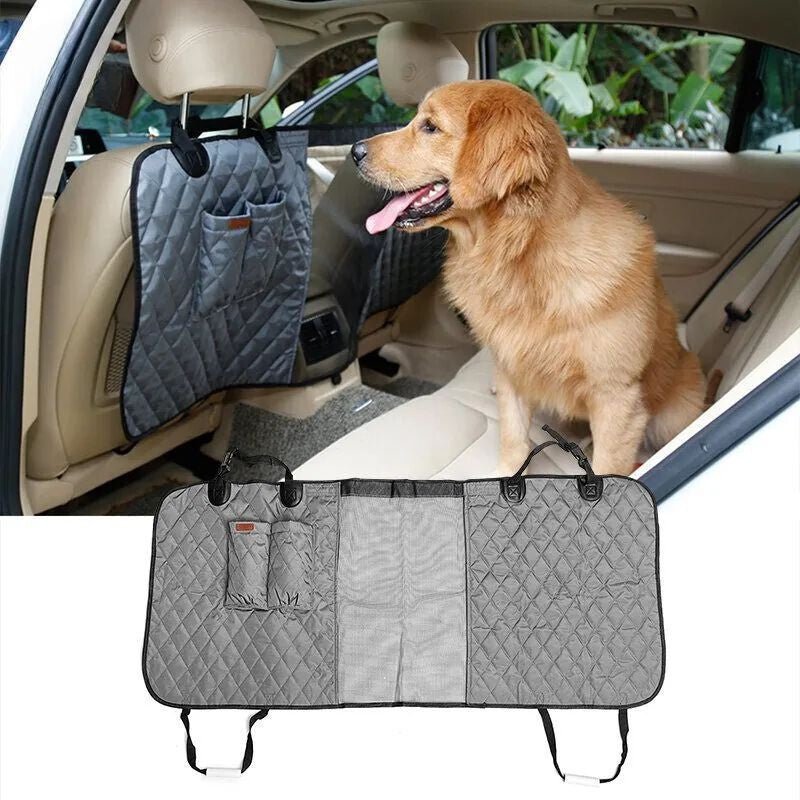 Doglemi Autós Biztonsági Háló Kutyáknak és Macskáknak,124×46 cm - Szürke - BShopy