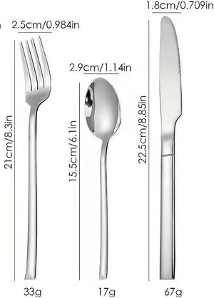 Elegáns Evőeszköz Készlet 6db - os - BShopy