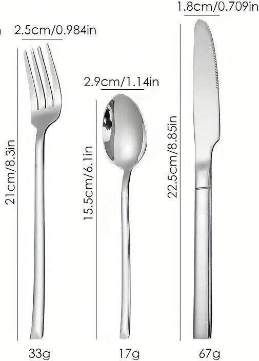 Elegáns Evőeszköz Készlet 6db - os - BShopy