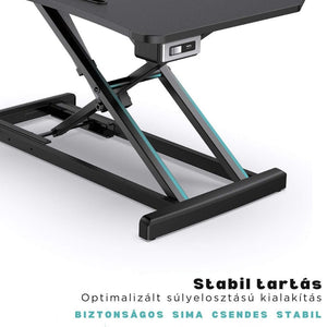 Elektromos Állítható Íróasztal – Automatikus Emeléssel és Billentyűzettartóval - BShopy