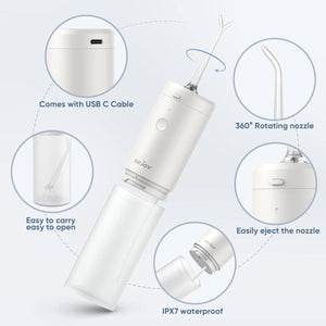 Elektromos Szájzuhany és Fogköztisztító Irrigátor - USB - C Tölthető, 3 Tisztítási Mód - BShopy