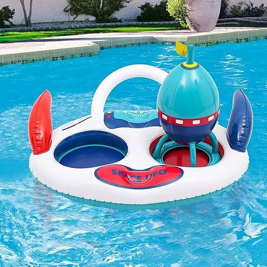 Felfújható UFO Medencejáték - Szórakoztató Nyári Élmény Gyerekeknek - BShopy10130004_0