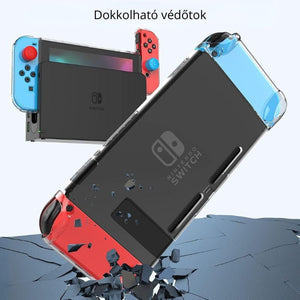 HEYSTOP Nintendo Switch Védőszett - Fekete, Ütésálló Tok és Tartozékok - BShopy