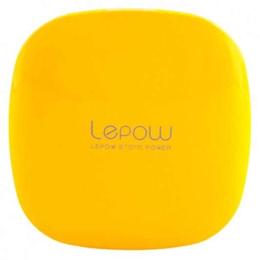 Lepow Moonstone Hordozható Akkumulátor - 3000 mAh, Sárga Powerbank, Kompakt USB Töltő - BShopyX000DPE6QJ_0