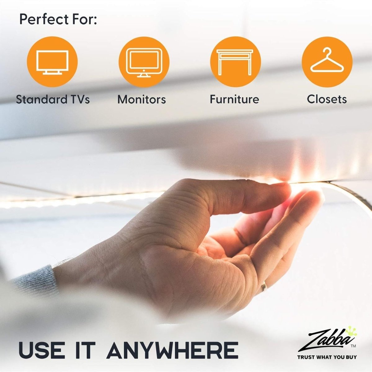 Luminoodle Color RGB TV Háttérvilágítás – Színváltós LED Szalag Monitorokhoz és TV - khez - BShopy