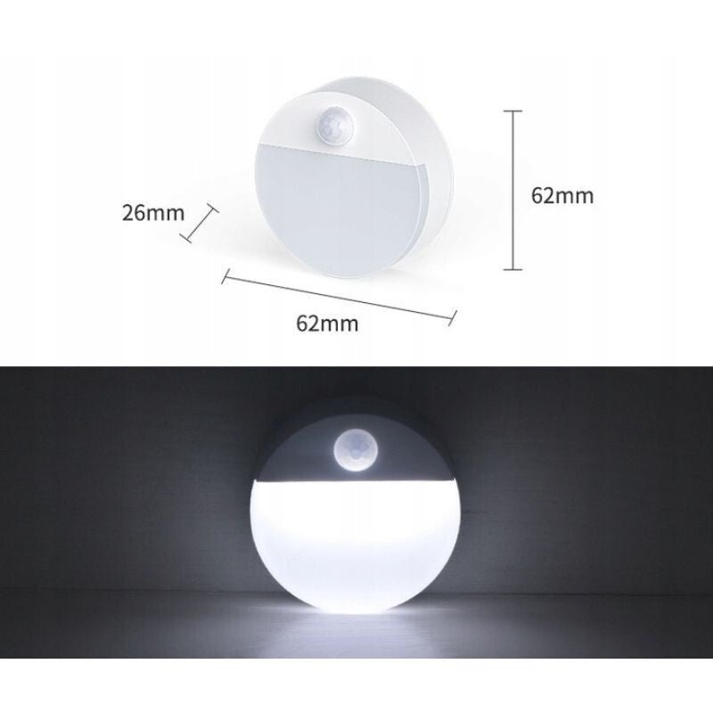 Mozgásérzékelős Éjszakai LED Lámpa - Vezeték Nélküli - BShopy