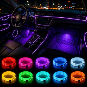 OneLED Autós LED szál, vágható LED fény, USB töltővel-BShopy