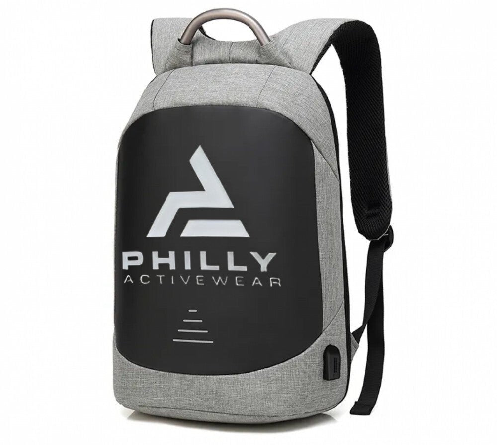 PHILLY ACTIVE - WEAR Laptop Hátizsák 16 Hüvelykes, USB Töltősi Lehetőséggel (Szürke) - BShopy