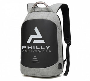 PHILLY ACTIVE - WEAR Laptop Hátizsák 16 Hüvelykes, USB Töltősi Lehetőséggel (Szürke) - BShopy