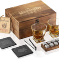 Prémium Whisky Szett 15 Részes - Kristály Poharakkal, Whisky Kövekkel és Bár Kiegészítőkkel - BShopy
