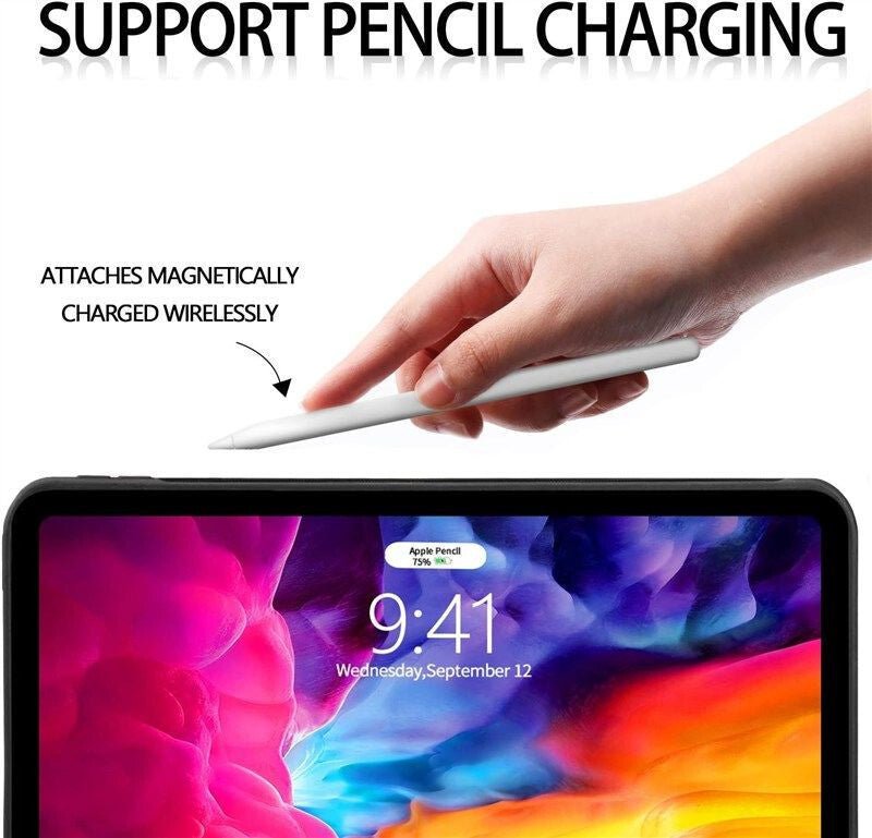 SENGBIRCH iPad Pro 11 Hüvelykes Táblagép Tok Billentyűzettel (Fekete) - BShopy