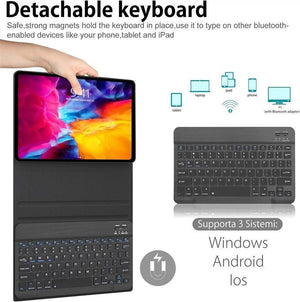 SENGBIRCH iPad Pro 11 Hüvelykes Táblagép Tok Billentyűzettel (Fekete) - BShopy
