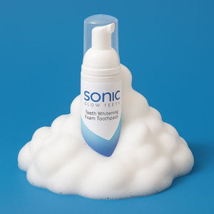 SonicGlow Fogfehérítő Hab – Fluoridmentes, Érzékeny Fogakra - BShopy