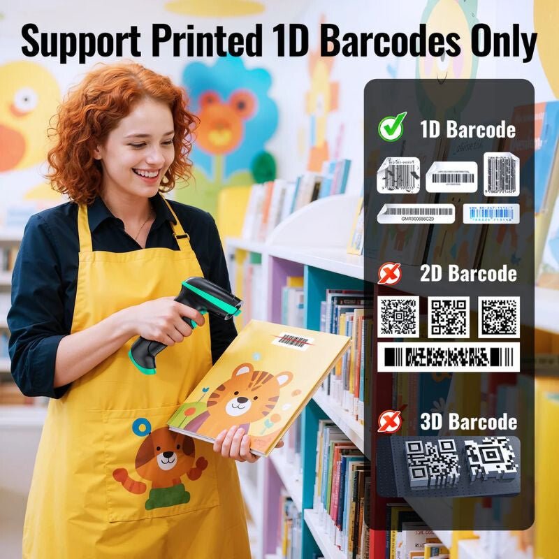 Tera 5100 Vezeték Nélküli Lézeres 1D Vonalkódolvasó USB Csatlakozással és IP54 Védelemmel - Mentazöld - BShopyTERA1D5100BU_6