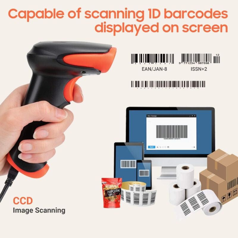 Tera 8200 Vezeték Nélküli 1D Vonalkódolvasó Állvánnyal – 2.4G és USB Csatlakozás, 2500 Pixel Felbontás, Gyors és Precíz Szkennelés - BShopyTERA1D8200_2